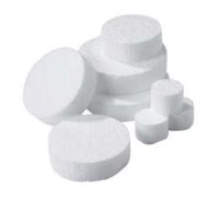 Foam plugs for dense pack and drill and fill insulation