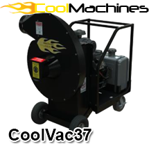 The CoolVac37 allows for TWO people to vacuum at the same time to double speed your removal process.