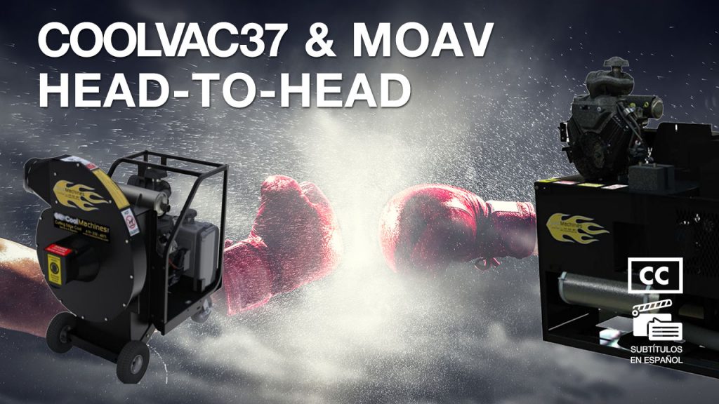 Insulation Vacuum Production Comparison: CoolVac37 & MOAV