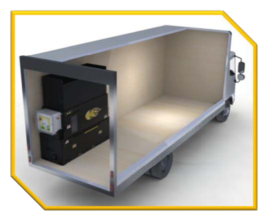 Trailer and Truck Layouts for Insulation Machines and Equipment