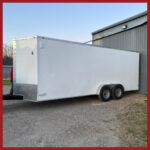 20 foot long, 7ft high by 7foot wide trailer for wall spray cellulose