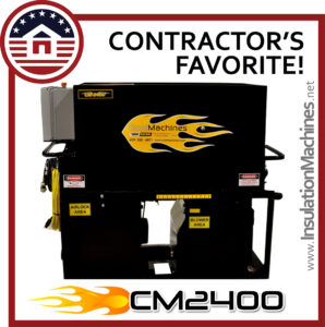 cm2400 insulation blower by cool machines