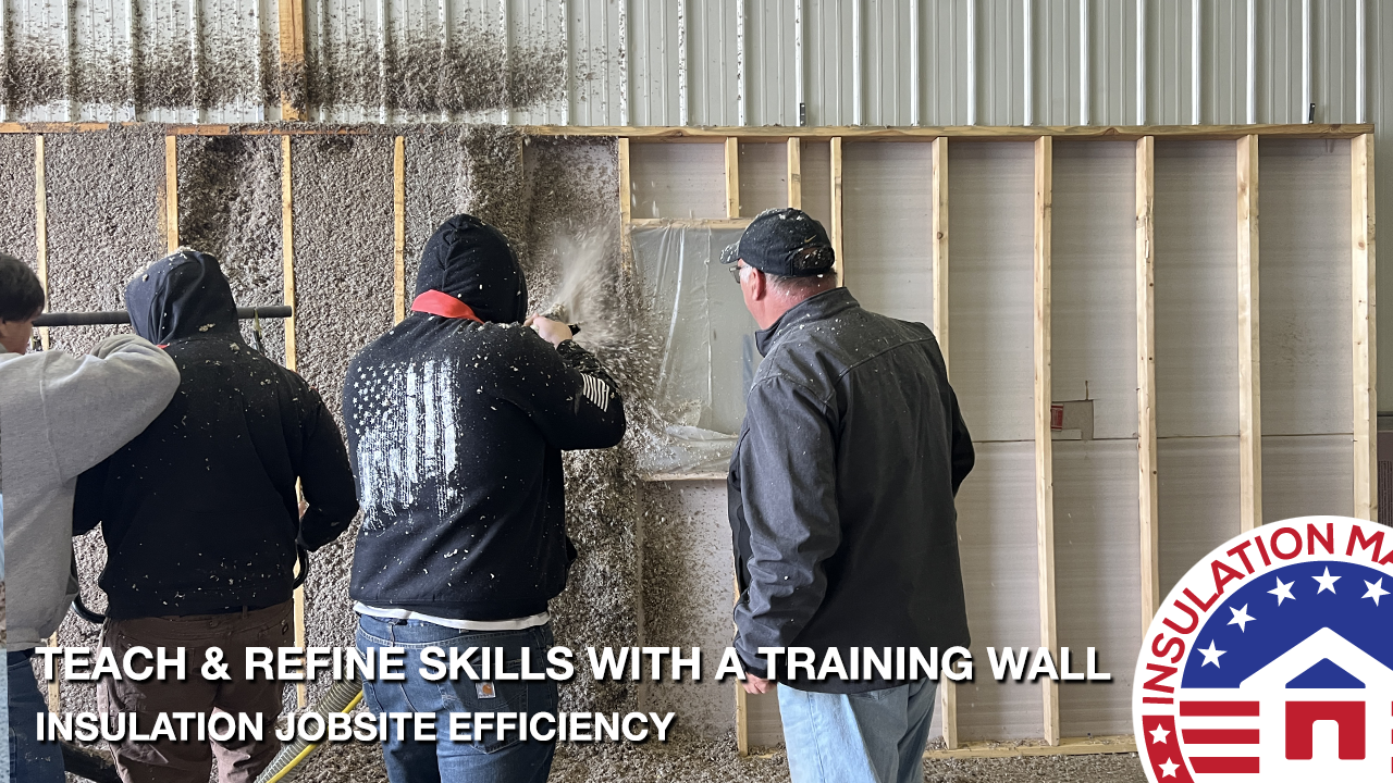 Insulation Job Site Efficiency: Build a Wall Spray / Dense Pack Training Wall