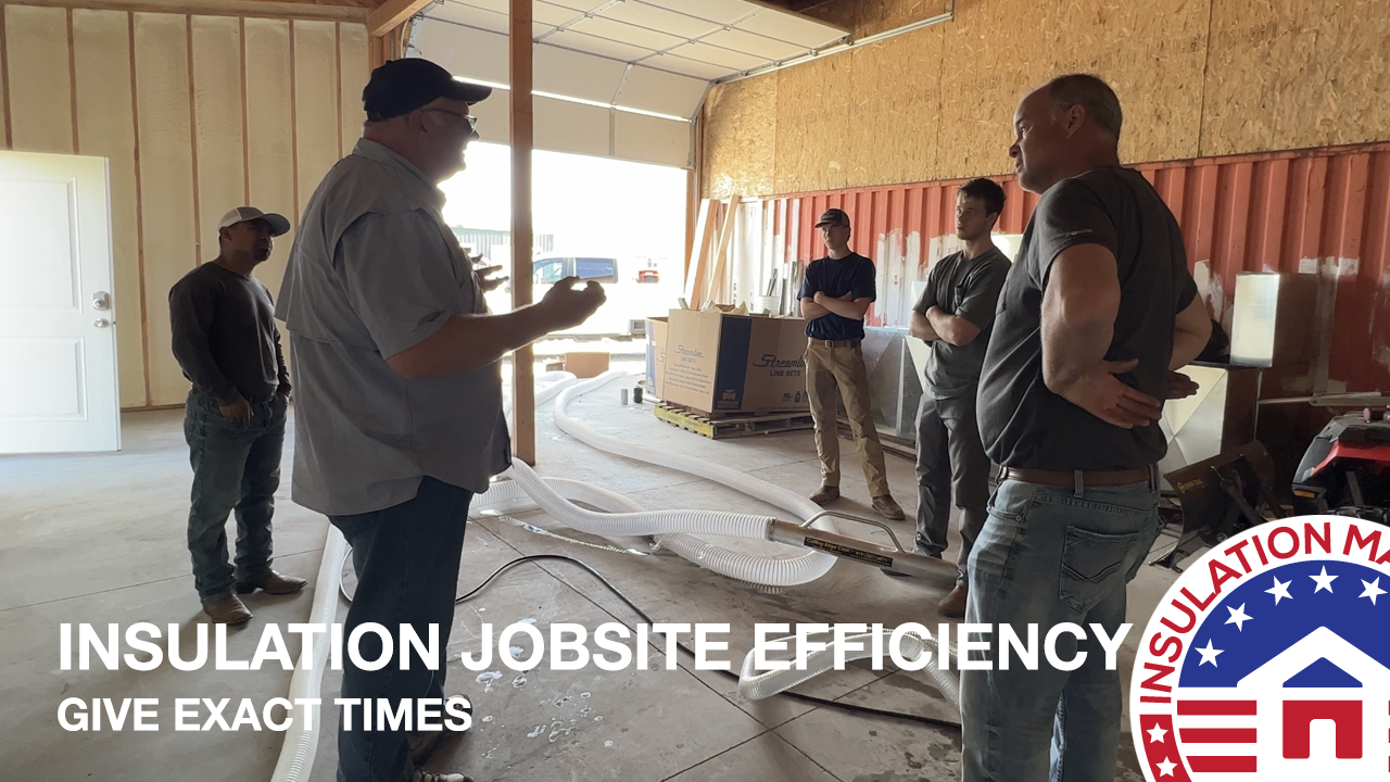 Insulation Job Site Efficiency: The Importance of Having Exact Times