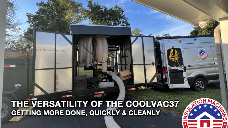 The Versatility of the Large Insulation Vacuums, CoolVac37 and CoolVac25: The Insulation Professionals