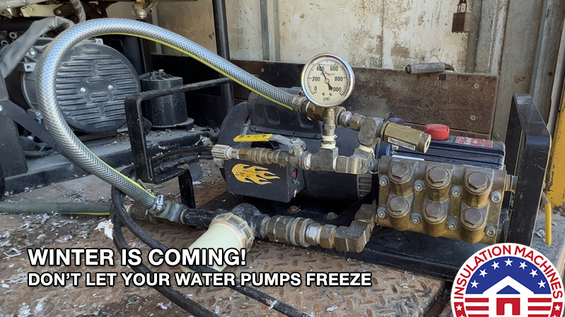 Don’t Let Your Wall Spray and Internal Wetting System Water Pumps Freeze